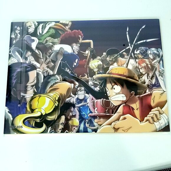 Luffy Vs Crocodile One Piece HZ2-035 Double-sided Art A4 8 x